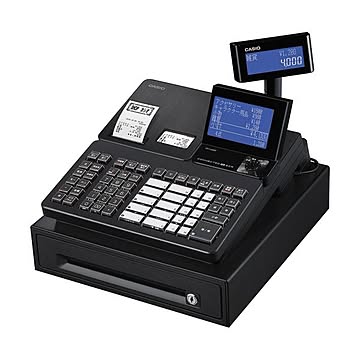 カシオ 電子レジスター ブラックSR-S4000-20SBK 1台