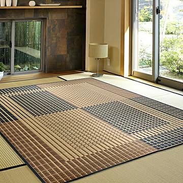 国産い草センターラグ 右京 191×250 ベージュ