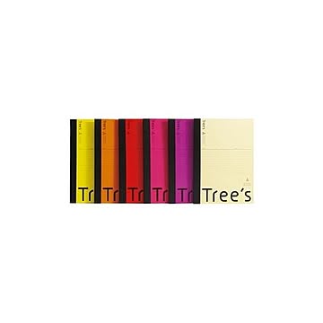 （まとめ）キョクトウ・アソシエイツ Trees B5 A罫 30枚 イエロー【×50セット】