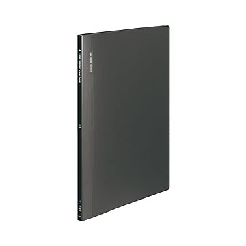 コクヨ クリヤーブック固定式・サイドスローA3タテ 40ポケット 背幅18mm ダークグレー ラ-833DM 1セット4冊