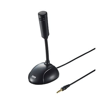 （まとめ）サンワサプライ 4極用高感度マイク MM-MC31×2セット
