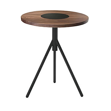 サイドテーブル 組立式 ダーツ 幅450x奥行450x高さ555mm あずま工芸