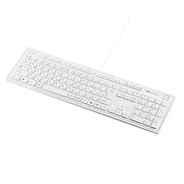 サンワサプライ スリムキーボード（ホワイト） SKB-SL16W