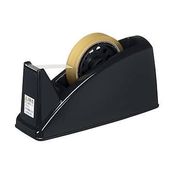 （まとめ） プラス テープカッター TC-101E BK 黒 10台×3セット