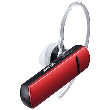 バッファロー(サプライ) Bluetooth4.1対応 片耳ヘッドセット レッド BSHSBE200RD