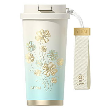 GERM クローバー タンブラー 500ml ストラップ付 