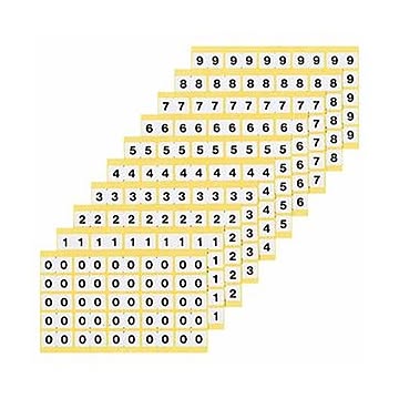 （まとめ）ライオン事務器 ナンバーラベルL 数字 9 KL-1-9 1パック（250片：25片×10シート）【×10セット】