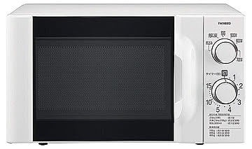 ツインバード 電子レンジ DR-D419W5 東日本専用 ホワイト 50Hz専用