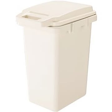 日本製 47L ゴミ箱 ロック式 ふた付き 防臭 抗菌 ホワイト