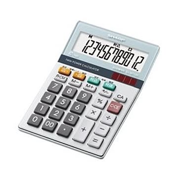 SHARP（シャープ） 電卓12桁（ミニナイスサイズタイプ） EL-M712K-X
