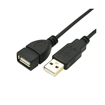 (まとめ)変換名人 極細USBケーブルAオス-Aメス 3m USB2A-AB/CA300×10セット