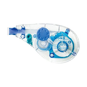 (まとめ) トンボ鉛筆 修正テープ モノエルゴN 本体 6mm幅×10m CT-YUXN6 1個 【×30セット】