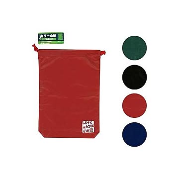 カラー巾着（マチ付・S） カラーアソート/指定不可 12個セット 34-264