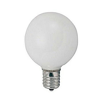 YAZAWA ベビーボール球40WホワイトE12 G501240W 管理No. 4966307305155
