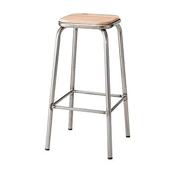 東谷 ハイスツール シルバー 座面高さ71cm PC-67