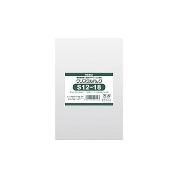 （まとめ）シモジマ クリスタルパックS 12-18 100枚 006734200【×20セット】【送料無料】
