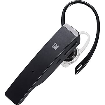 バッファロー(サプライ) Bluetooth4.1対応 2マイクヘッドセット メタルアンテナ搭載&NFC対応モデルブラック BSHSBE500BK