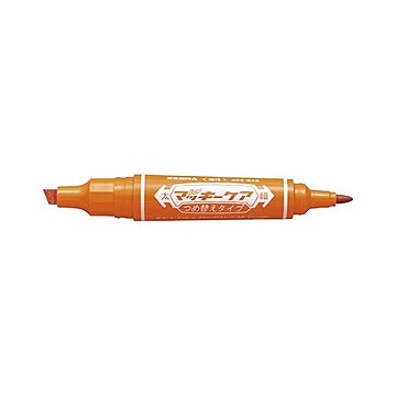 （まとめ） ゼブラ ハイマッキーケア つめ替えタイプ オレンジ 細字1.5〜2.0mm・太字6.0mm 【×30セット】