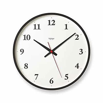 Lemnos レムノス Plywood clock プライウッド クロック LC21-06W (電波時計 / スイープセコンド) 音がしない スイープムーブメント掛時計 掛け時計 ウォールクロック