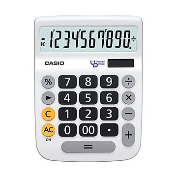 まとめ カシオ ユニバーサルデザイン電卓 10桁デスクタイプ DU-10A-N 1台 ×10セット