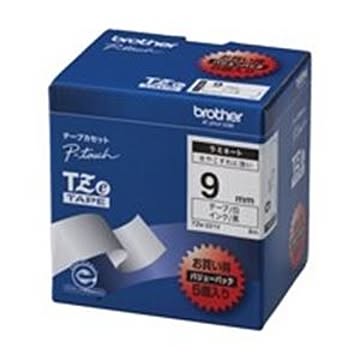 brother ブラザー工業 文字テープ/ラベルプリンター用テープ 幅：9mm 5個入り TZe-221V 白に黒文字