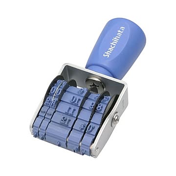 まとめ シヤチハタ 回転ゴム印 エルゴグリップ欧文トビ日付 4号 明朝体 NFB-4TM 1個  ×10セット