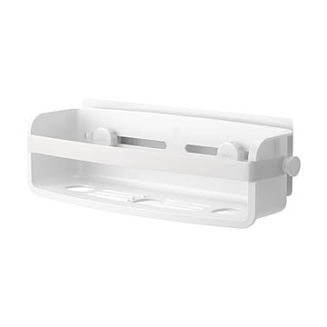 Umbra アンブラ フレックス アドヒーシブ ビン FLEX ADHESIVE BIN 浴室 収納 棚 バスルーム ボトル収納 シャワーラック 壁付け シェルフ バスラック シャンプーラック