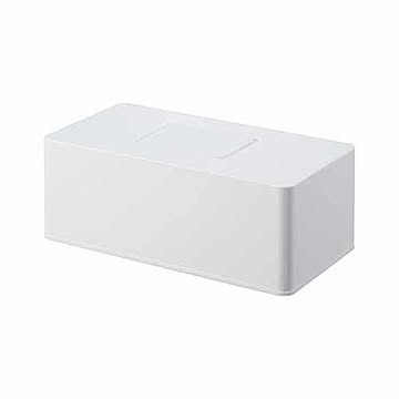 山崎実業 タワー 住居用ウェットクリーナーシート&おしり拭きケース ホワイト