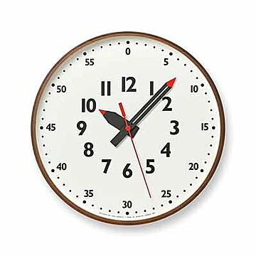 Lemnos レムノス fun pun clock M ふんぷんくろっく Mサイズ YD14-08M 知育時計 掛時計 掛け時計 ウォールクロック 壁掛け時計