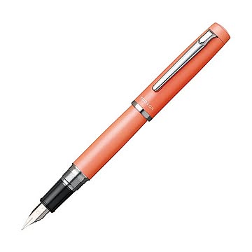 プラチナ 万年筆 プロシオン #25 パーシモンオレンジ 細字（化粧箱入）PNS-5000 #25-2 1本