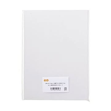 （まとめ）TANOSEE 各種プリンタ対応ラベルA4 12面 86.4×42.3mm 四辺余白付 1冊（100シート）【×10セット】