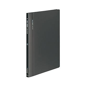 コクヨ クリヤーブック固定式・サイドスローA4タテ 40ポケット 背幅18mm ダークグレー ラ-820DM 1セット10冊