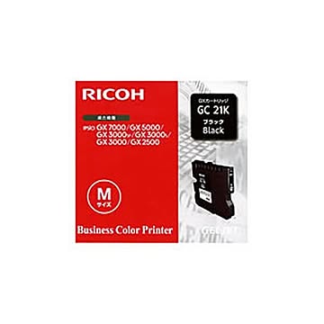 純正品 RICOH リコー インクカートリッジ/トナーカートリッジ GC21K BK ブラック