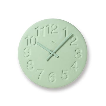 Lemnos レムノス CASA 珪藻土の時計 LC11-08 掛時計 掛け時計 デザイン時計 珪藻土 直径25.6cm 手作り ハンドメイド