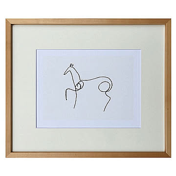 美工社 Pablo Picasso Le cheval ナチュラル