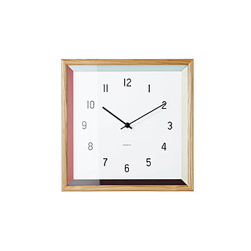 INTERFORM インターフォルム Farve ファーヴ ウォールクロック (掛時計/ スイープムーブメント) CL-4566 / 掛け時計 壁掛け時計 スイープセコンド 音がしない 天然木