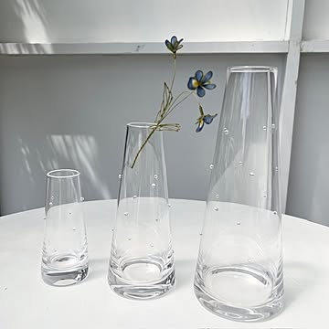 BOB CRAFT ボブクラフト　粒ベース　　クリア　 フラワーベース　花瓶　一輪挿し