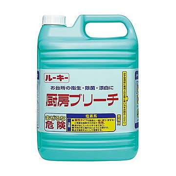 (まとめ) 第一石鹸 ルーキー 厨房ブリーチ 業務用 5kg/本 1セット(3本)  【×5セット】