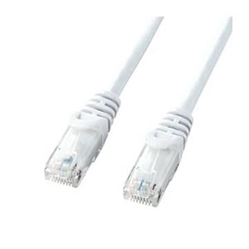 (まとめ)サンワサプライ カテゴリ6UTPLANケーブル LA-Y6-15W【×2セット】