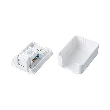 まとめサンワサプライシャッター付ローゼットキット マグネット付 LA-RZ-21K 1個×3セット