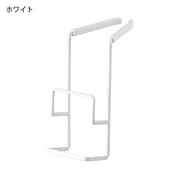 山崎実業 タワー 蛇口にかけるスポンジホルダー ダブル ホワイト