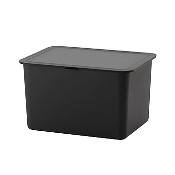 like-it ライクイット フタ付きストックケース 米びつ (ケース単体) Pantry stock case LBK-51 / 10kg 計量カップ付き 米櫃 フードストッカー 天然抗菌加工