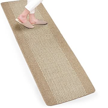 優踏生 ベージュ キッチンマット 約60cm×270cm 洗える