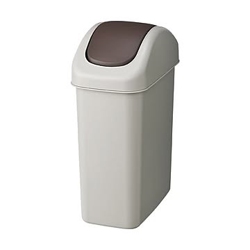 TANOSEE エコダストボックス スイング M 11.5L グレー 1個 ×10セット