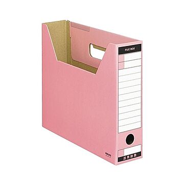 （まとめ）コクヨ ファイルボックス-FS（Tタイプ）A4ヨコ 背幅75mm ピンク A4-SFT-P 1セット（10冊）【×2セット】