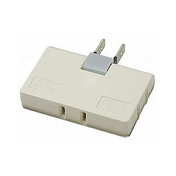 YAZAWA 耐トラ付コーナータップ Y02C300WH 管理No. 4966307281275