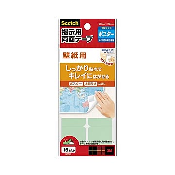 （まとめ） スリーエムジャパン スコッチ 掲示用両面テープ 壁紙用 L 8602L 【×10セット】