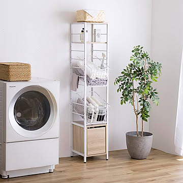 Amico (アミーコ） 引き出し付きランドリーバスケット ハイタイプ m13187