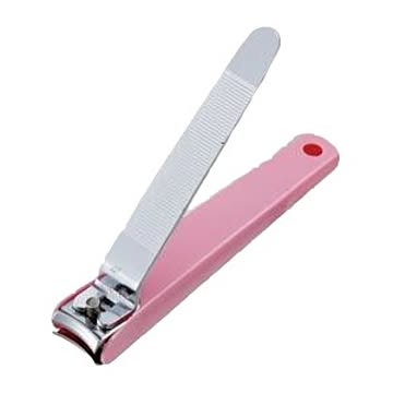 （まとめ） 木村刃物 全カバー付き爪切り HPN-105AP ピンク 1個入 【×10セット】