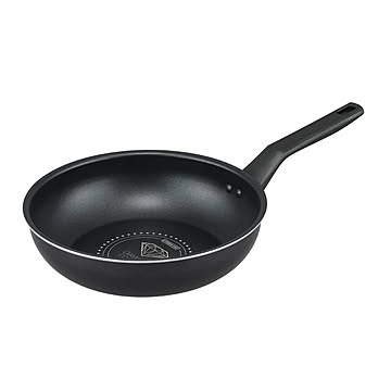 ダイヤモンドコートフライパン炒め鍋 ガス火専用26cm VDG-W26 ブラックメタリック